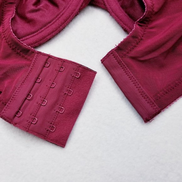 Playtex Secrets #4302 Rosebud Embroidery -42DD-NWT - Picture 4 of 9